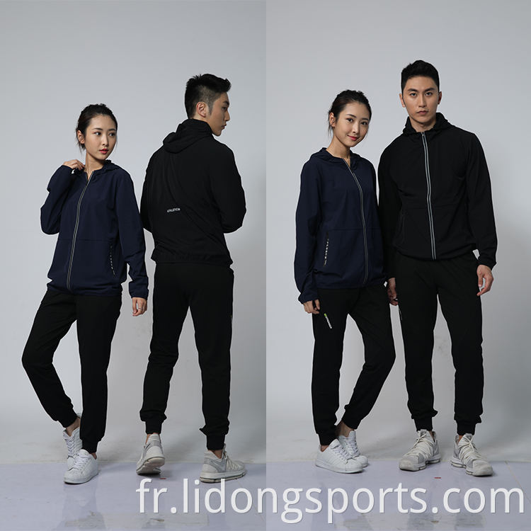 Parcours sportives personnalisées bon marché pour hommes Jogging Sportswear Tracksuit Men Running Tracksuit Training Team Suits